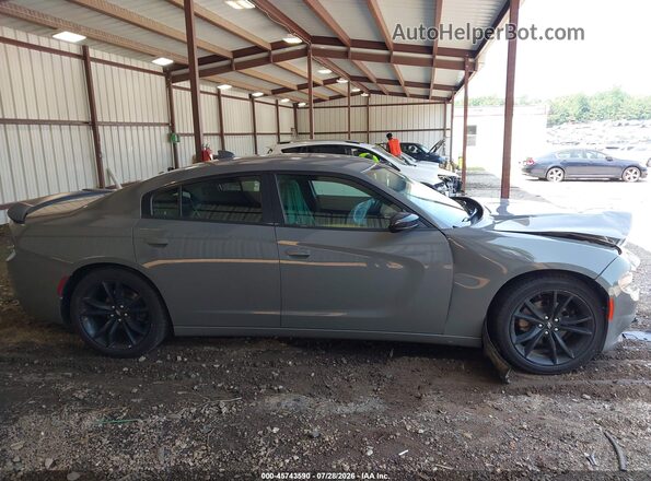2C3CDXHGXHH576332 2017 DODGE CHARGER Серый Вид задней части салона