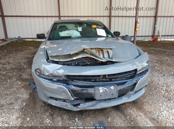 2C3CDXHGXHH576332 2017 DODGE CHARGER Серый Вид спереди