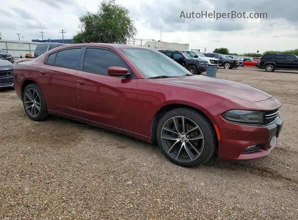 2C3CDXHGXHH667102 2017 DODGE CHARGER Burgundy Առջևի աջ