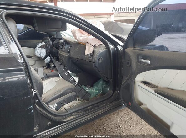 2C3CDXHGXHH667584 2017 DODGE CHARGER Black Front interior view