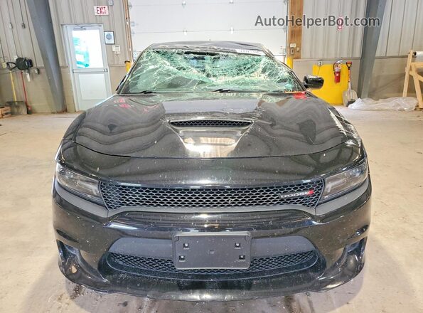 2C3CDXHGXJH220890 2018 DODGE CHARGER Black Widok z przodu