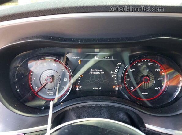 2C3CDXHGXLH134322 2020 DODGE CHARGER White ხელსაწყოთა პანელის ხედი
