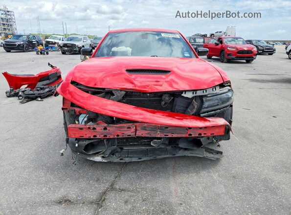 2C3CDXHGXLH187781 2020 DODGE CHARGER Red Front view