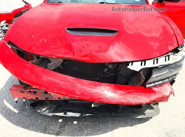 2C3CDXHGXLH187781 2020 DODGE CHARGER Red Rear interior view
