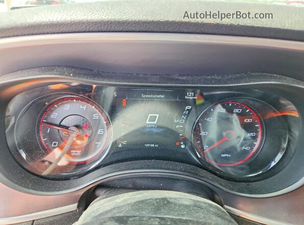 2C3CDXHGXLH187781 2020 DODGE CHARGER Red Instrument cluster view