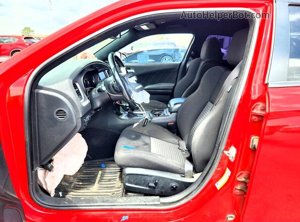 2C3CDXHGXLH187781 2020 DODGE CHARGER Red Front interior view