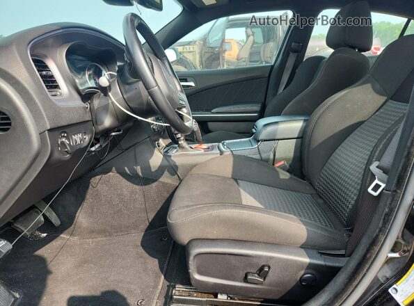 2C3CDXHGXPH554412 2023 DODGE CHARGER Black Вид салону спереду