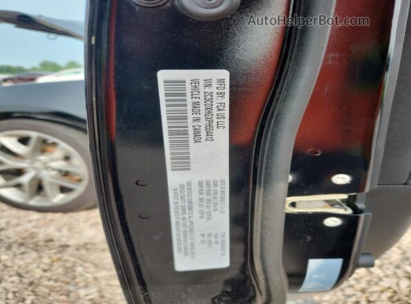 2C3CDXHGXPH554412 2023 DODGE CHARGER Black Вид підкапотного простору