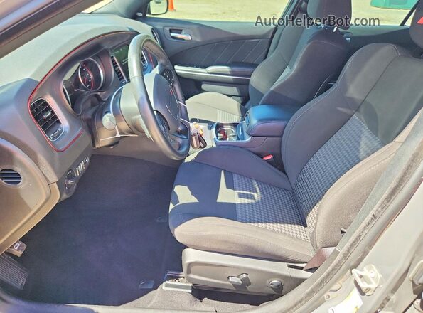 2C3CDXHGXPH642568 2023 DODGE CHARGER Gray Front interior view
