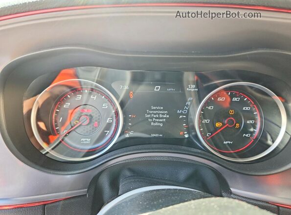 2C3CDXHGXPH642568 2023 DODGE CHARGER Gray Instrument cluster view