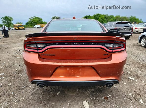 2C3CDXHGXPH687154 2023 DODGE CHARGER Orange Հետևի տեսք
