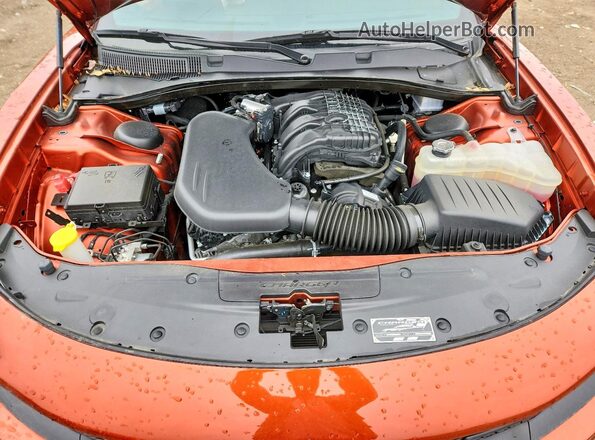 2C3CDXHGXPH687154 2023 DODGE CHARGER Orange Սալոնի հետևի տեսք