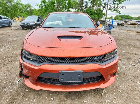 2C3CDXHGXPH687154 2023 DODGE CHARGER Orange Դիմացի տեսք