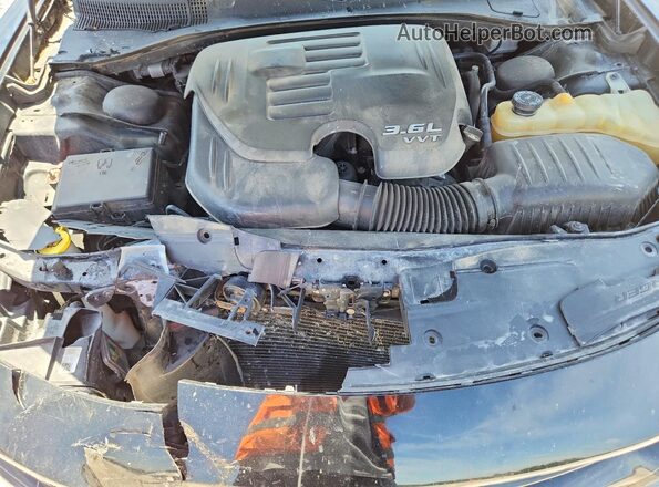 2C3CDXJG0GH151274 2016 DODGE CHARGER Black Rear interior view