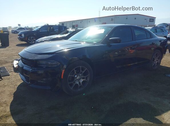 2C3CDXJG0GH259894 2016 DODGE CHARGER Черный Передняя левая четверть