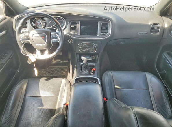 2C3CDXJG0JH189546 2018 DODGE CHARGER Silver Dashboard view