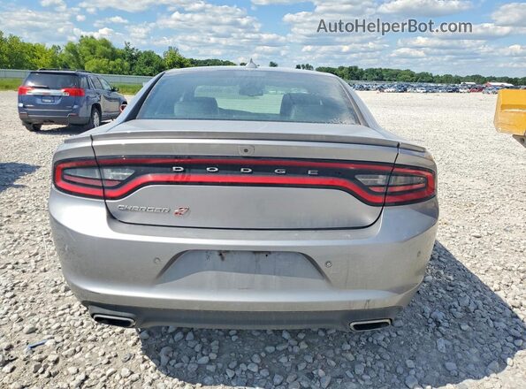 2C3CDXJG0JH189546 2018 DODGE CHARGER Silver Rear view