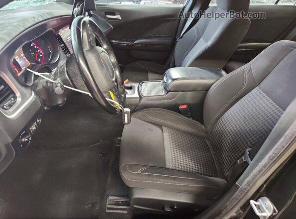 2C3CDXJG0MH508948 2021 DODGE CHARGER Black წინა სალონის ხედი