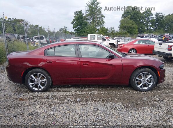 2C3CDXJG0PH683821 2023 DODGE CHARGER Red უკანა სალონის ხედი