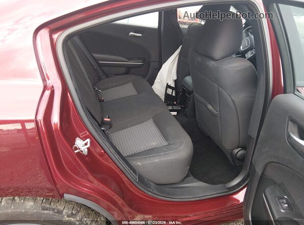 2C3CDXJG0PH683821 2023 DODGE CHARGER Red VIN კოდის სტიკერის ხედი