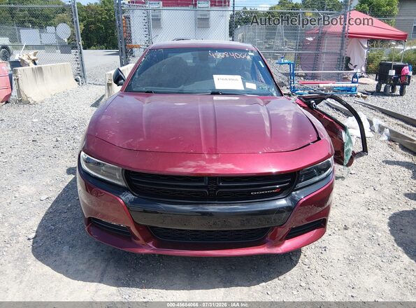 2C3CDXJG0PH683821 2023 DODGE CHARGER Red ხელსაწყოთა პანელის ხედი