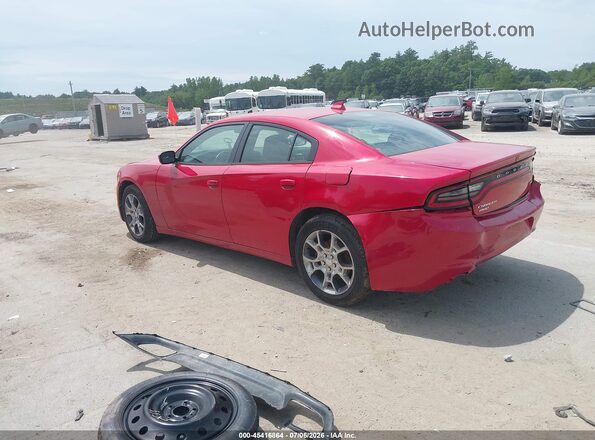 2C3CDXJG1GH229447 2016 DODGE CHARGER Red Հետևի ձախ