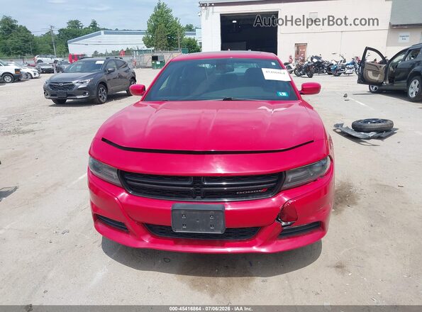 2C3CDXJG1GH229447 2016 DODGE CHARGER Red Սարքավորումների վահանակի տեսք