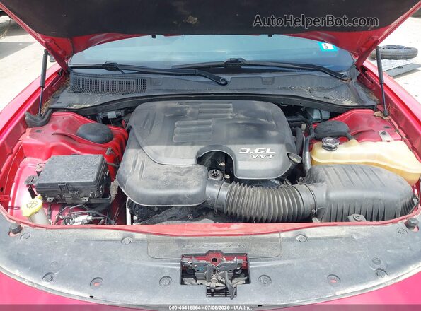 2C3CDXJG1GH229447 2016 DODGE CHARGER Red Հետևի տեսք
