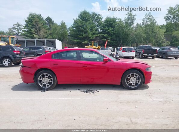 2C3CDXJG1GH229447 2016 DODGE CHARGER Red Սալոնի հետևի տեսք