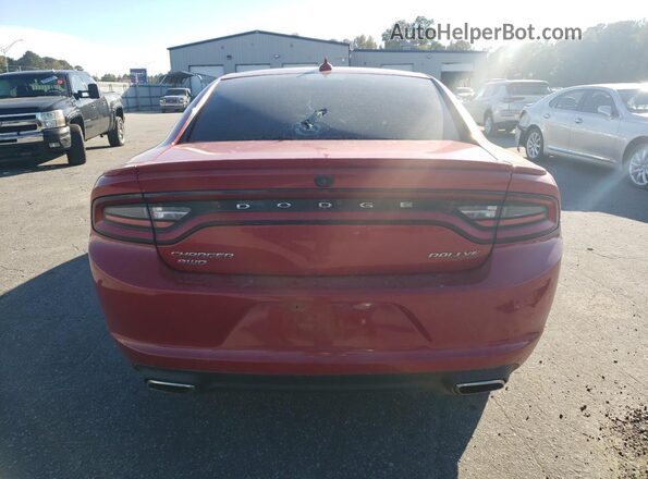 2C3CDXJG1GH319553 2016 DODGE CHARGER Красный Вид сзади