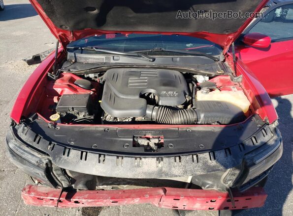 2C3CDXJG1GH319553 2016 DODGE CHARGER Красный Вид задней части салона