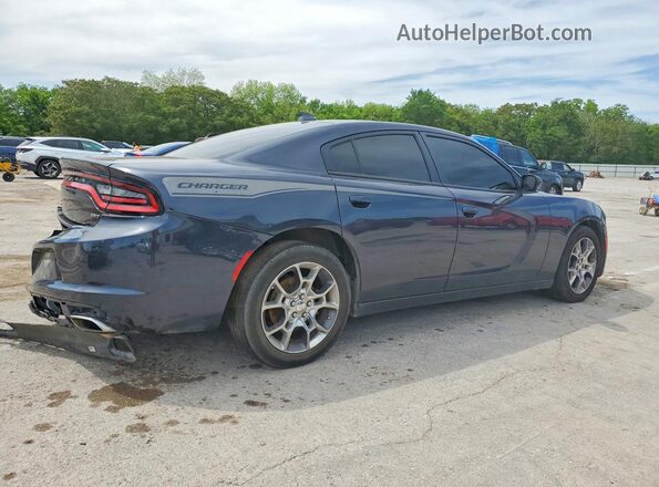 2C3CDXJG1HH526395 2017 DODGE CHARGER Blue Tył prawy