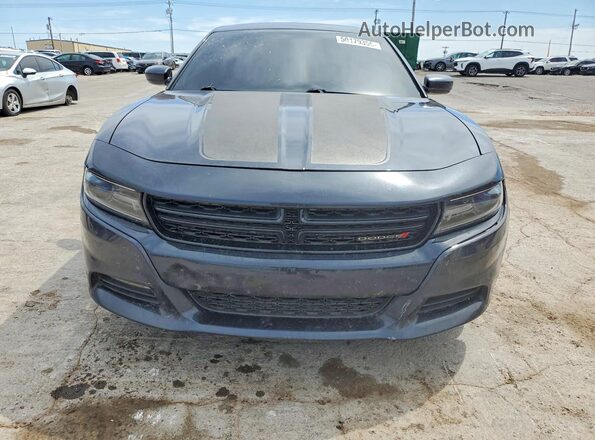 2C3CDXJG1HH526395 2017 DODGE CHARGER Blue Widok z przodu