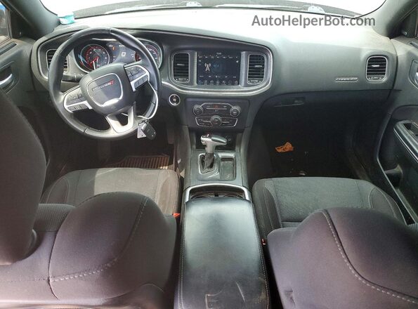 2C3CDXJG1HH526395 2017 DODGE CHARGER Blue Widok deski rozdzielczej