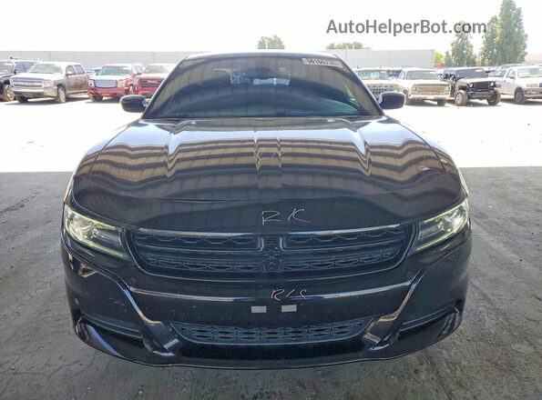 2C3CDXJG1KH718620 2019 DODGE CHARGER Black Front view