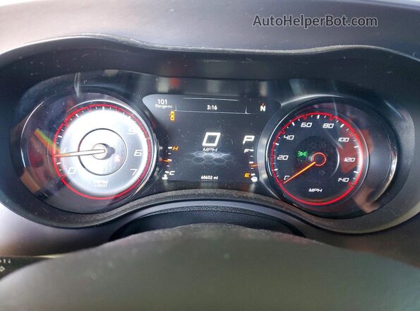 2C3CDXJG1KH718620 2019 DODGE CHARGER Black Instrument cluster view