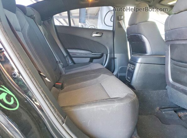 2C3CDXJG1KH718620 2019 DODGE CHARGER Black Rear seats view