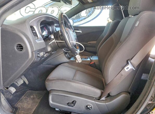 2C3CDXJG1KH718620 2019 DODGE CHARGER Black Front interior view