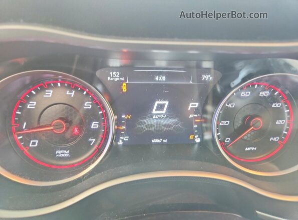 2C3CDXJG2JH115416 2018 DODGE CHARGER Черный Вид щитка приборов