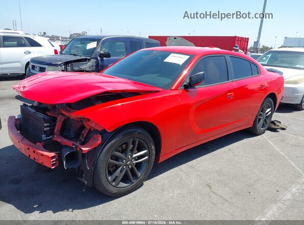 2C3CDXJG2KH706914 2019 DODGE CHARGER Оранжевый Передняя левая четверть