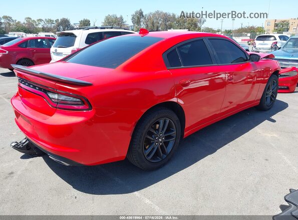 2C3CDXJG2KH706914 2019 DODGE CHARGER Оранжевый Задняя правая четверть
