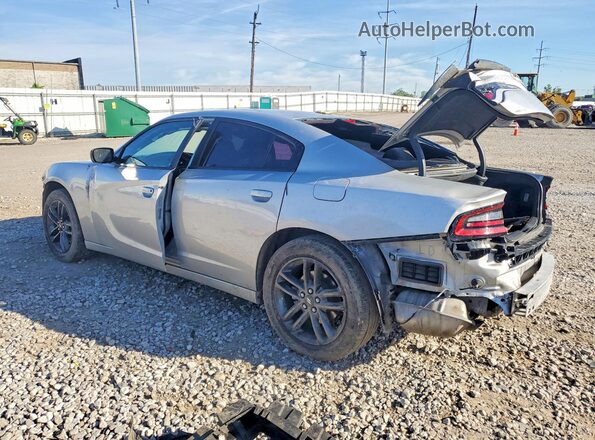 2C3CDXJG2KH743445 2019 DODGE CHARGER Gray Հետևի ձախ