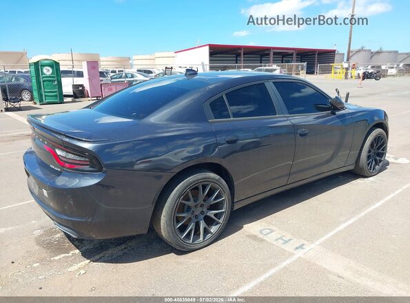 2C3CDXJG3GH127647 2016 DODGE CHARGER Black Trasero derecho