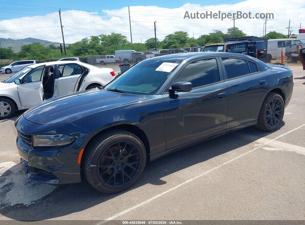 2C3CDXJG3GH127647 2016 DODGE CHARGER Black Vista tres cuartos delantera izquierda