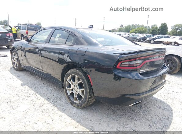 2C3CDXJG3GH141130 2016 DODGE CHARGER Black Հետևի ձախ