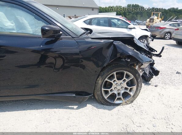 2C3CDXJG3GH141130 2016 DODGE CHARGER Black Դիմացի տեսք