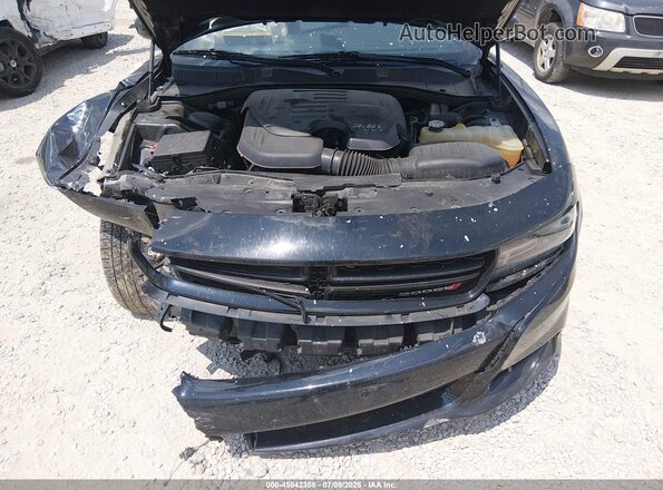 2C3CDXJG3GH141130 2016 DODGE CHARGER Black Հետևի տեսք