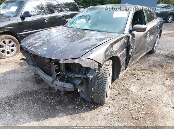 2C3CDXJG3GH273076 2016 DODGE CHARGER Gray Front view