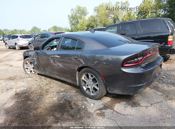 2C3CDXJG3GH273076 2016 DODGE CHARGER Gray Rear left