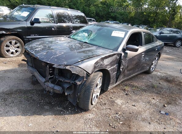 2C3CDXJG3GH273076 2016 DODGE CHARGER Gray Front left